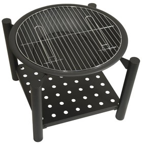 Cattara 13015 Ohnisko s grilovacou mriežkou Sabatini, 54 x 55 x 54 cm
