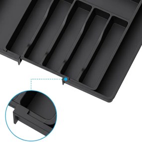 Organizér na príbory GARFO čierny