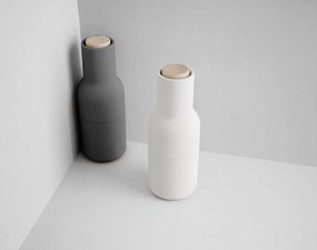 Audo (Menu) Mlynčeky na soľ a čierne korenie Bottle, set 2ks, ash-carbon, wood lid