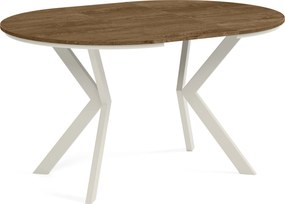 Okrúhly rozkladací jedálensky stôl DEVO PLUS Veľkosť: 90 - 128 cm