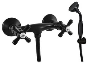 RAV Slezák MK180.5 - Sprchová súprava s batériou MORAVA matná čierna