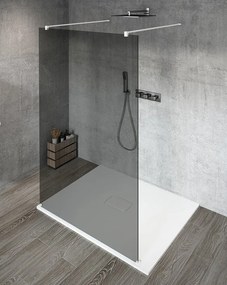 Gelco Gelco, VARIO WHITE jednodielna sprchová zástena do priestoru, dymove sklo, 1200 mm, GX1312GX2215