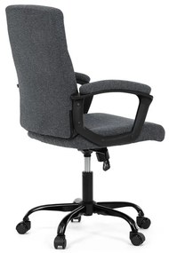 Autronic BONTEC Kancelárske kreslo, hojdací mechanizmus, čierna látka, KA-Y391 BK2 Farba: Šedá