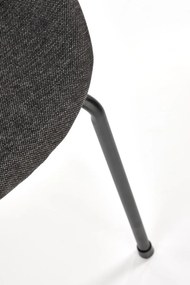 Dizajnová stolička K467 prírodný dub/sivá