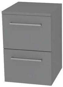 Mereo, Mereo Bino, kúpeľňová skrinka spodná 50 cm, Multidecor, Šedá supermat, MER-CN694SEDA