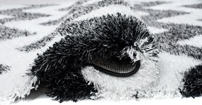 TA Koberec 5446A BIELA / ČIERNA 46 OPTIMÁLNA Rozmer: 200x300 cm