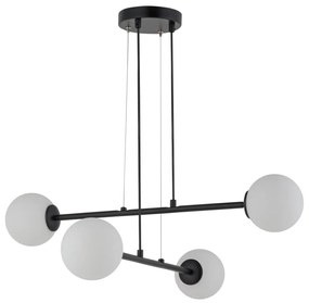 Luster na lanku BALANS 4xG9/12W/230V čierna