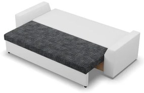 Trojmiestna rozkladacia sedačka LUGO popolová / biela