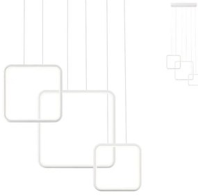 Redo 01-2097 - LED Stmievateľný luster na lanku THAI LED/66W/230V 3000K biela