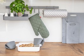 Kuchinox Kuchinox, nástenný kuchynský set s policou, tyčou a háčikmi, šedá matná, LAV-EKZ_910A