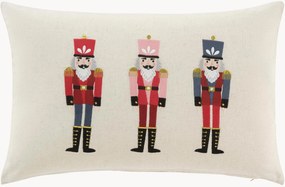 Vianočný vyšívaný poťah na vankúš Nötknäppare