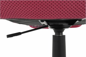 Detská stolička na kolieskach Gofy - ružová / vzor / čierna