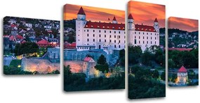 Obraz na plátne 4 dielny SLOVENSKO SK009E40