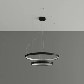 Závesné LED svietidlo Rio 2 55/78, 2x LED 80w, 3000k, b