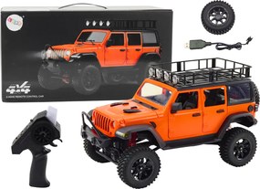 LEAN Toys Diaľkovo ovládané terénne vozidlo RC 2.4G 4x4 Orange