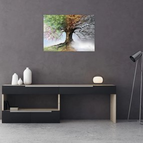 Obraz - Strom štyroch ročných období (70x50 cm)