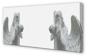 Obraz na plátne modlitebné anjeli 140x70 cm