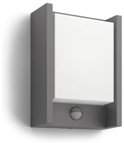 Philips 16461/93/16 - LED Vonkajšie svietidlo so senzorom ARBOUR LED/6W IP44 16461/93/16