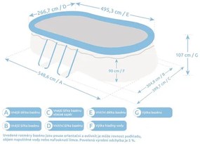 Nadzemný bazén Marimex Tampa 3,05x5,49x1,07 m bez príslušenstva