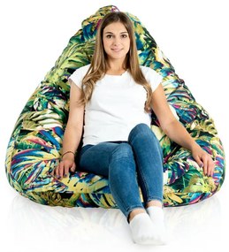 Sedací vak DROP XXL tropic