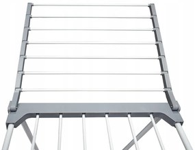 Erga Model 205, stabilný rozkladací sušiak na bielizeň 170x61x97 cm, biela-šedá, ERG-SEP-1251SSM205WHI