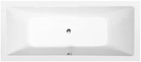 Obdĺžniková vaňa Polysan Krysta 180x80 cm akrylát ľavá aj pravá 71710, 1 ks