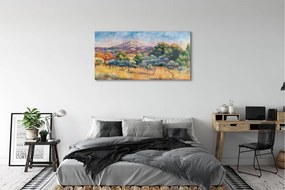 Obraz plexi Art maľoval jesenné pohľad 125x50 cm