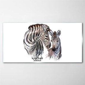 Skleneny obraz Zebra animal strips