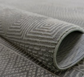 BE Koberec Zurich 1901 GREY – sivý obdĺžnikový Rozmer: 200x290 cm