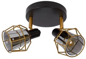 Lucide 77977/12/30 - Bodové svietidlo NILA 2xE14/25W/230V