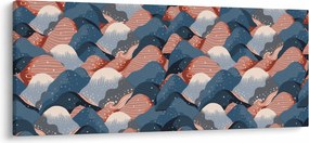 Obraz - Vlny a kopce (120x50 cm)