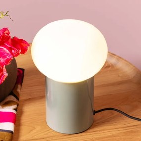 Brilliant - Stolná lampa KNUT 1xE27/25W/230V zelená/biela