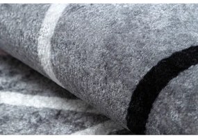 JUNIOR 52106.801 umývací koberec Abeceda pre deti protišmykový - sivá Veľkosť: 80x150 cm