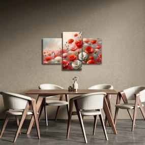 Obraz - Maľba vlčích makov (90x60 cm)