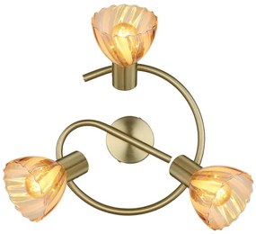 Globo 54315M-3 - Bodové svietidlo ZACHERY 3xE14/40W/230V zlatá