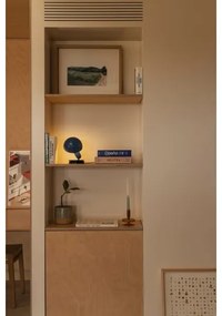 FARO 56102 - Stolná lampa s klipom 2v1 BELA 1xE27/15W/230V modrá