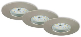 Briloner 7231-032-SADA 3x LED Stmievateľné kúpeľňové svietidlo LED/5,5W/230V IP44