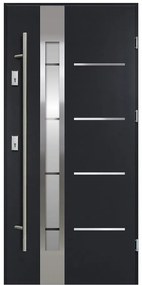 Dvere vchodové LUNA S68 90P Antracit