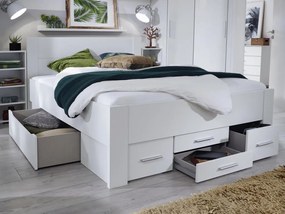 Posteľ Isotta 140x200 cm, biela