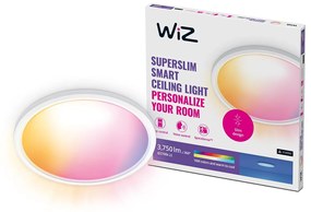 Philips Wiz Colors 8720169072657 SuperSlim stropné svietidlo LED D545mm 32W/3750lm 2700-6500K+RGB biela