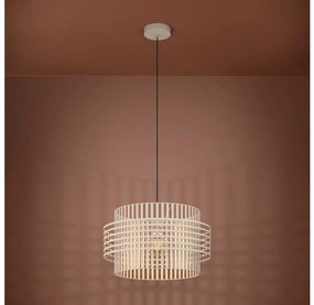 Eglo 390145 - Luster na lanku OLTAMAR 1xE27/40W/230V pr. 48 cm krémová
