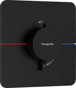 Hansgrohe ShowerSelect Comfort Q, termostat pod omietku, čierna matná, HAN-15588670