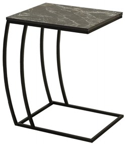 Adore Furniture Odkladací stolík 65x35 cm čierna AD0154