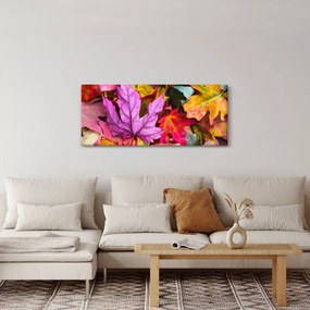 Obraz - jesenné listy (120x50 cm)