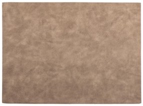 Hnedé prestieranie z imitácie kože ZicZac Troja Rectangle, 33 x 45 cm