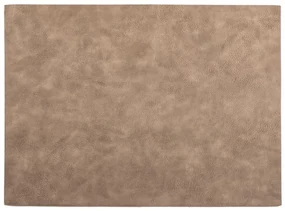 Hnedé prestieranie z imitácie kože ZicZac Troja Rectangle, 33 x 45 cm