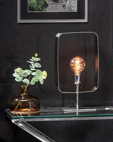 Stolová lampa Theo Silver 46 cm