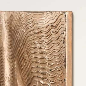 Ručne maľovaný obraz 88x118 cm Metallic Brown – Malerifabrikken