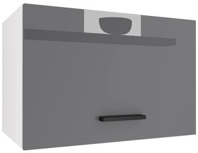 Kuchynská skrinka Belini nad digestor 60 cm šedý lesk  INF SGP60/3/WT/S/0/B1