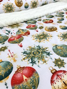 INTERMEDIC SK Posteľná obliečka Vianočná Guľa 140x200/70x90 cm